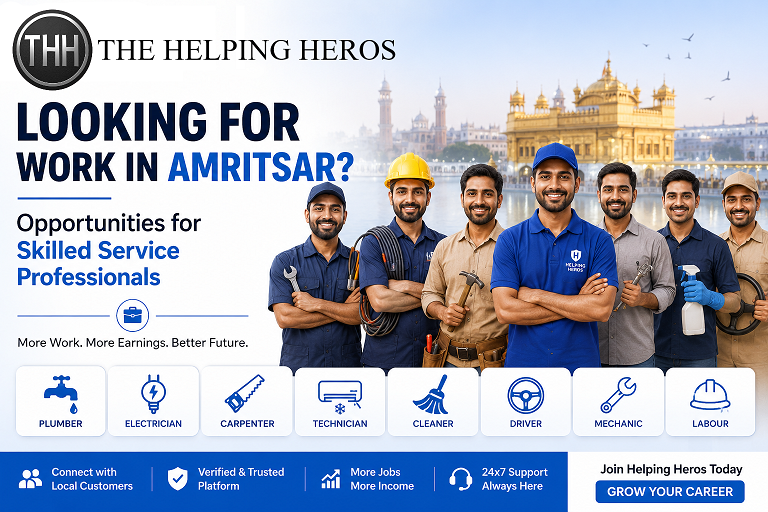 Looking for Work in Amritsar? Opportunities for Skilled Service Professionals – The Helping Heros Blog